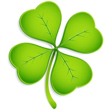 Four-Leaf Clover Stock Illustration