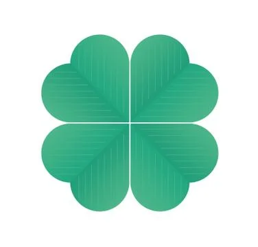 Four-leaf clover Stock Illustration