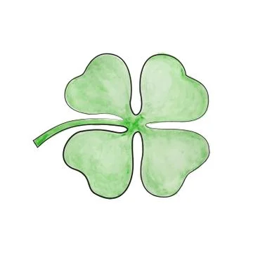 Four leaf clover Stock Illustration