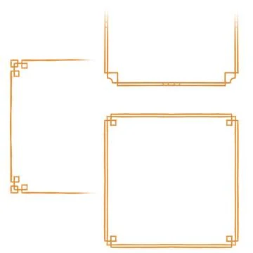 Four-leaf clover-themed background. A frame that gave a change in size to t.. Stock Illustration