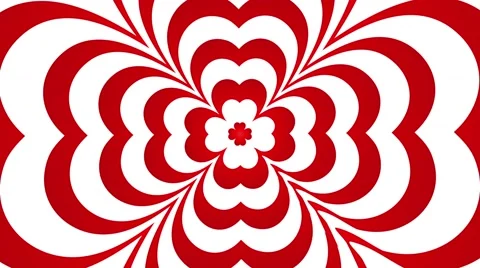 Four leafed clover saint Patrick day Irish holiday loop red Stock-Footage 60883166