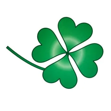 Four-leafs clover Stock Illustration