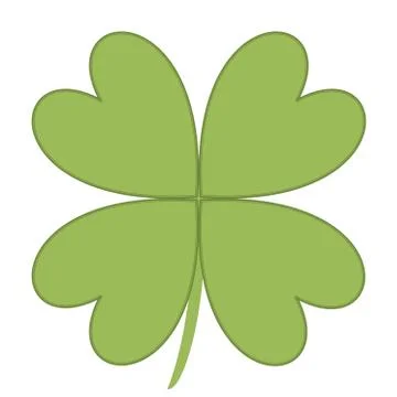 Four leaves clover Stock Illustration