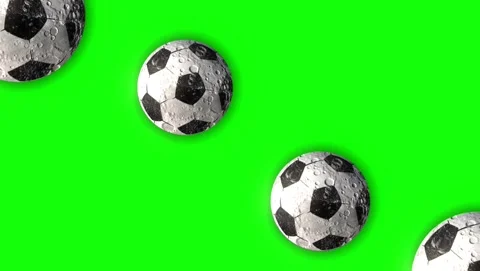 Four Looping on Green Screen Chroma Key Background Vídeo Stock 339326205