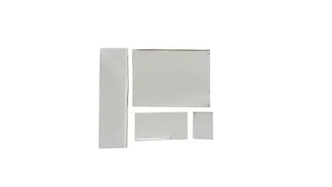 Four marble tiles arranged on clean surface イラスト素材