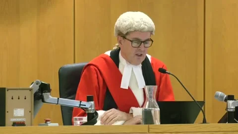 Four men sentenced to life in prison over machine gun murder of Ashley Dale Stock Footage 256154758