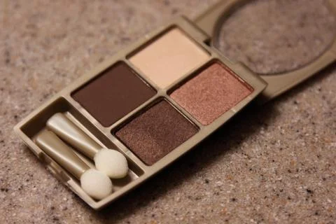 Four Metallic Blushes Stock Photos