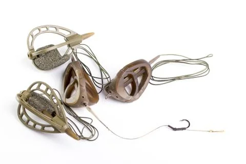 Four method feeders Stock Photos