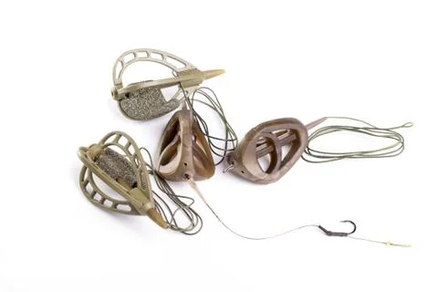 Four method feeders Stock Photos