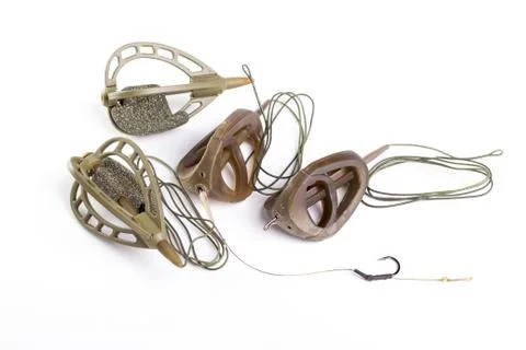 Four method feeders Stock Photos