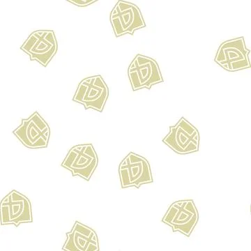 Four number glyph seamless pattern Stock Illustration