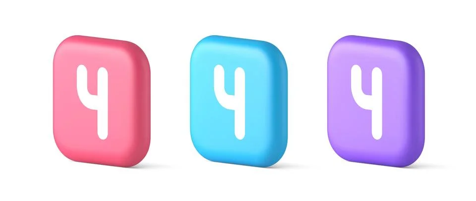 Four number squared button keyboard interface financial calculation service.. Stock Illustration