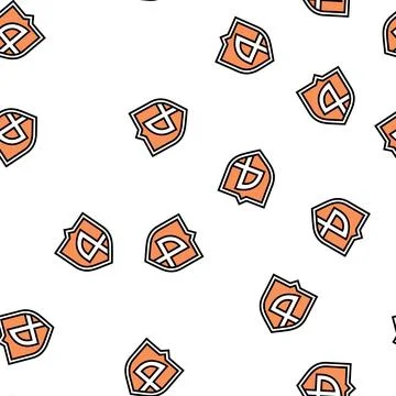 Four number vector seamless pattern Stock Illustration