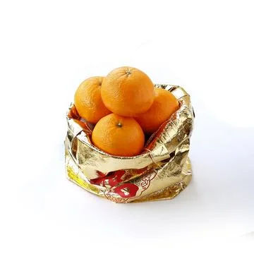 Four Oranges Stock Photos