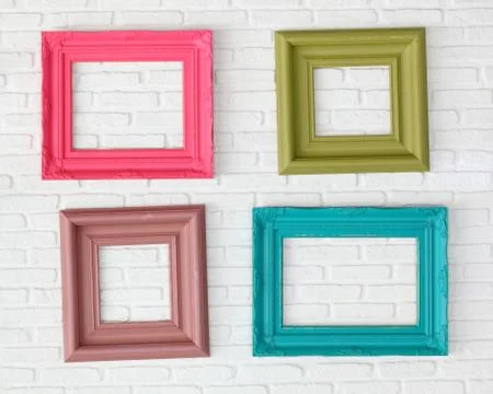 Four photo frames Stock Photos