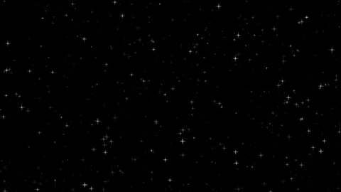 Four point stars falling on transparent background for overlay Stock Footage 335050040