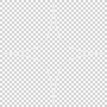 Four-pointed sparkle shape is glowing in flat design, transparent background, Stock Illustration