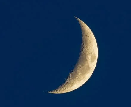 The four primary phases of the moon Foto stock