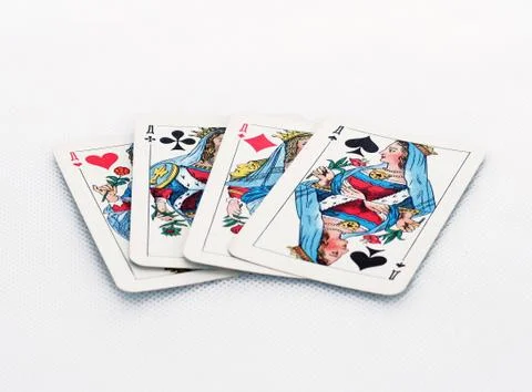 Four queens 스톡 사진