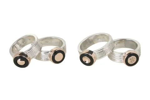 Four rings Stock Photos