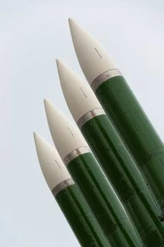 Four rockets Stock Photos