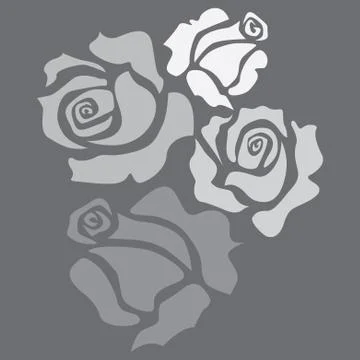 Four roses Stock Illustration