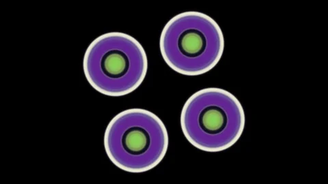 Four Rotating Eyes Stock Footage 93234847