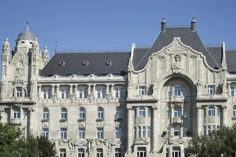 Four Seasons Hotel Gresham Palace in Budapest Stock-Fotos