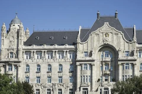 Four Seasons Hotel Gresham Palace in Budapest Stock-Fotos