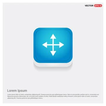 Four side Arrow Icon Stock Illustration