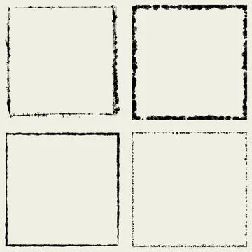 Four Square Frame Stock Illustration