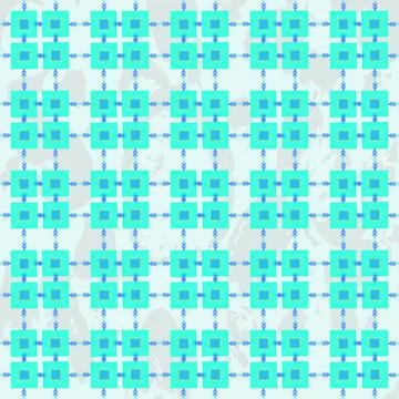 Four squares. Stock Illustration