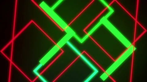 Four squares rotating Stock Footage 46365153