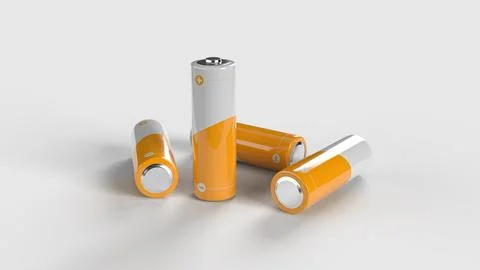 Four stacks with orange and white design on the backdrop Stock Illustration
