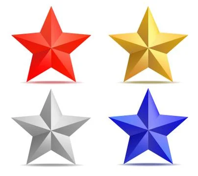Four stars Stock Illustration