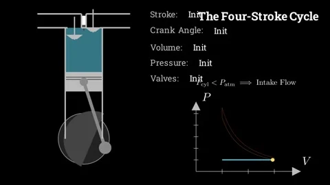 The Four Stroke Engine Видео 336565616