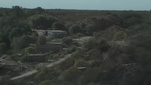 Four Students Walking Along Rural Dirt Road Stock Footage 331027151