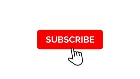 Four Subscribe Animations with Alpha Channel Stock Footage