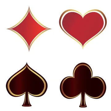 Four suits Stock Illustration