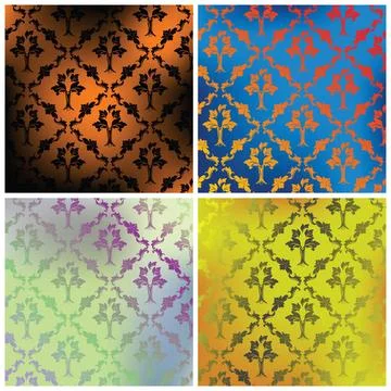 Four textures Set of four textures ready for your design, vector backgroun... Stockfoto's