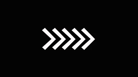 Four white arrows moving to right Stock Footage 328385411