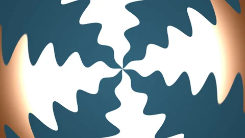 Four Wiggly Rays Shining Out 스톡 동영상 139736684