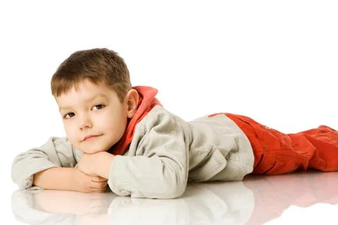 Four years boy Foto stock