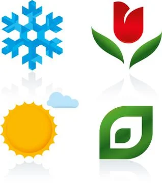 Four_seasons Stock Illustration