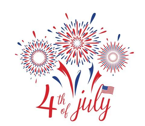 Fourth 4th of July vector background illustration. American Independence Day Stock Illustration
