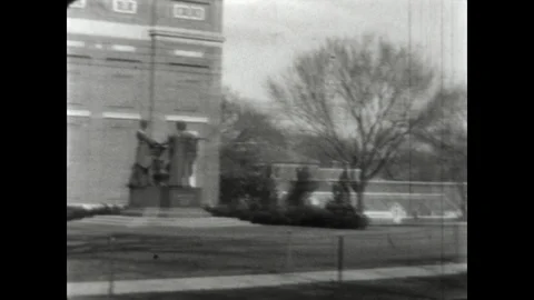 Fourth and Chalmers UIUC 1947 Stock Footage 106109271