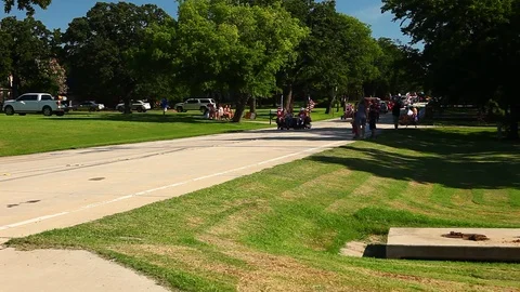 Fourth of July 2017 Double Oak Texas Parade. Stockbeeldmateriaal 77285134
