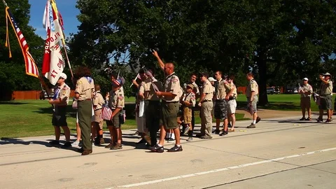Fourth of July 2017 Double Oak Texas Parade. Stockbeeldmateriaal 77285136