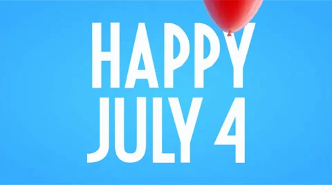 Fourth of July animation Stock Footage 39200750