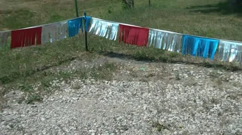 Fourth of July Decoration Video stock 12580956